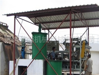 带式污泥压滤机安装现场