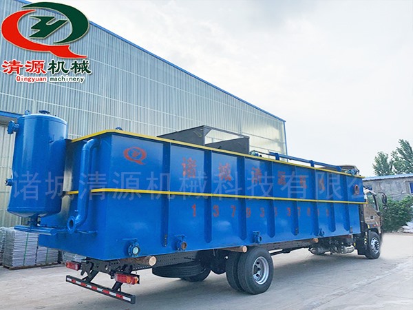 发往四川仁寿的平流式气浮机微滤机等设备