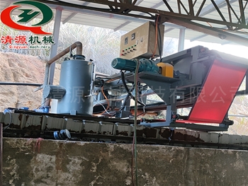 真空带式过滤机安装现场